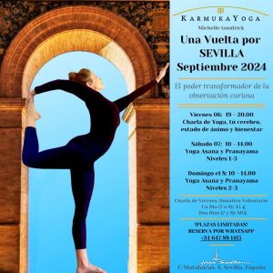 Karmuka Yoga Talleres Septiembre Sevilla España 2024